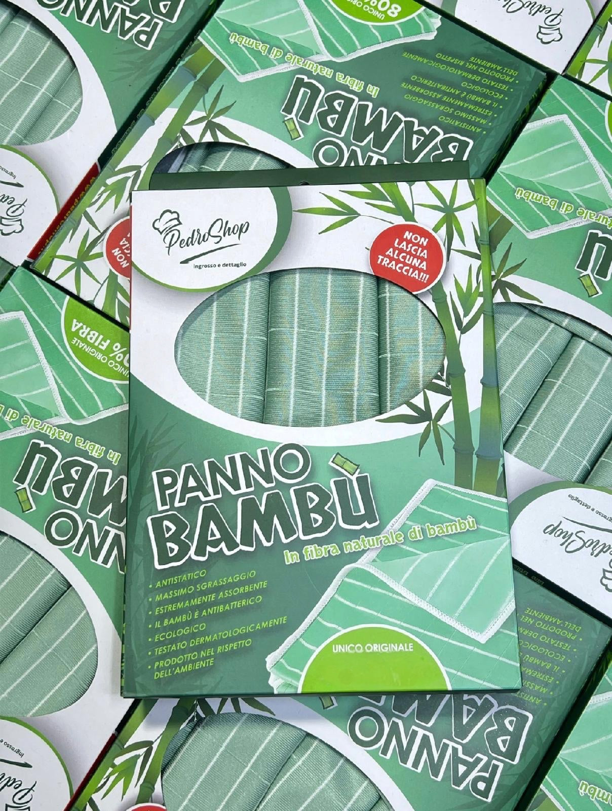 Bambù Set 5 Pz fibra naturale super assorbente