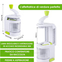 Spiralizzatore 4 in 1 per spaghetti di zucchine con contenitore di raccolta