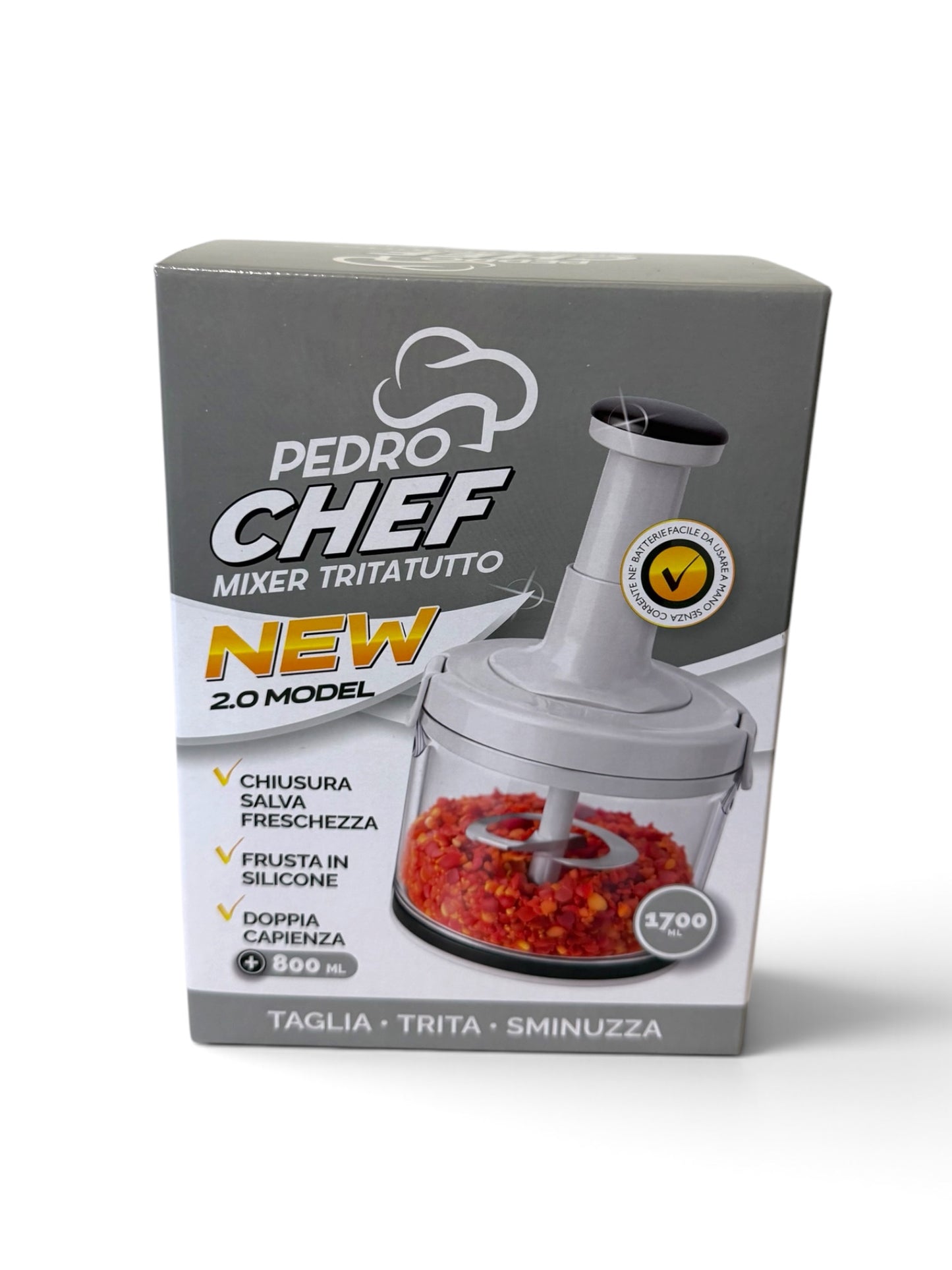 NUOVO Pedro Chef 2.0 con Doppia Capienza
