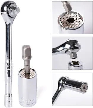 CHIAVE UNIVERSALE PER DADI BULLONI 9-32 MM SET 2PZ - Foto 4