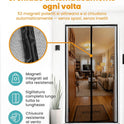Zanzariera Magnetica Con chiusura automatica ad ogni passaggio