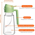 OLIERA 2 in 1 , 470 ml Dosatore Bottiglia e spray da cucina
