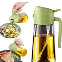 OLIERA 2 in 1 , 470 ml Dosatore Bottiglia e spray da cucina